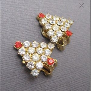 Lot of Vintage Christmas Brooches and Earrings